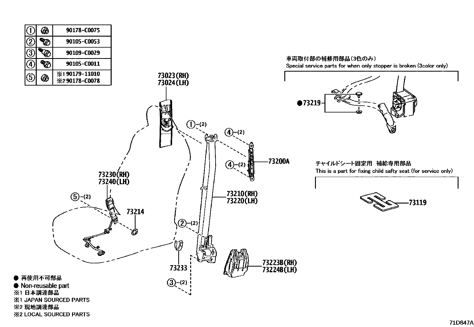 Parts diagram