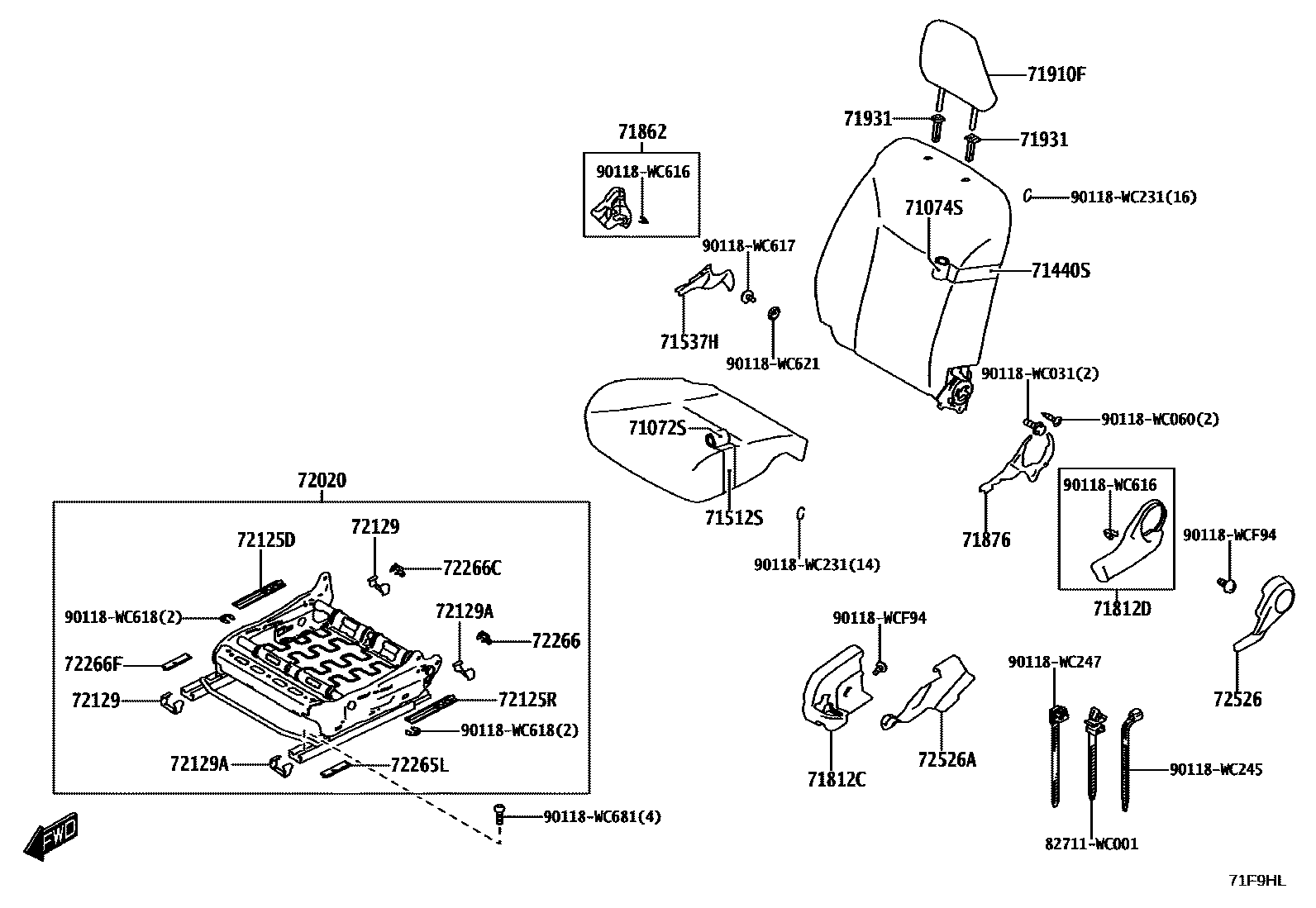 Parts diagram