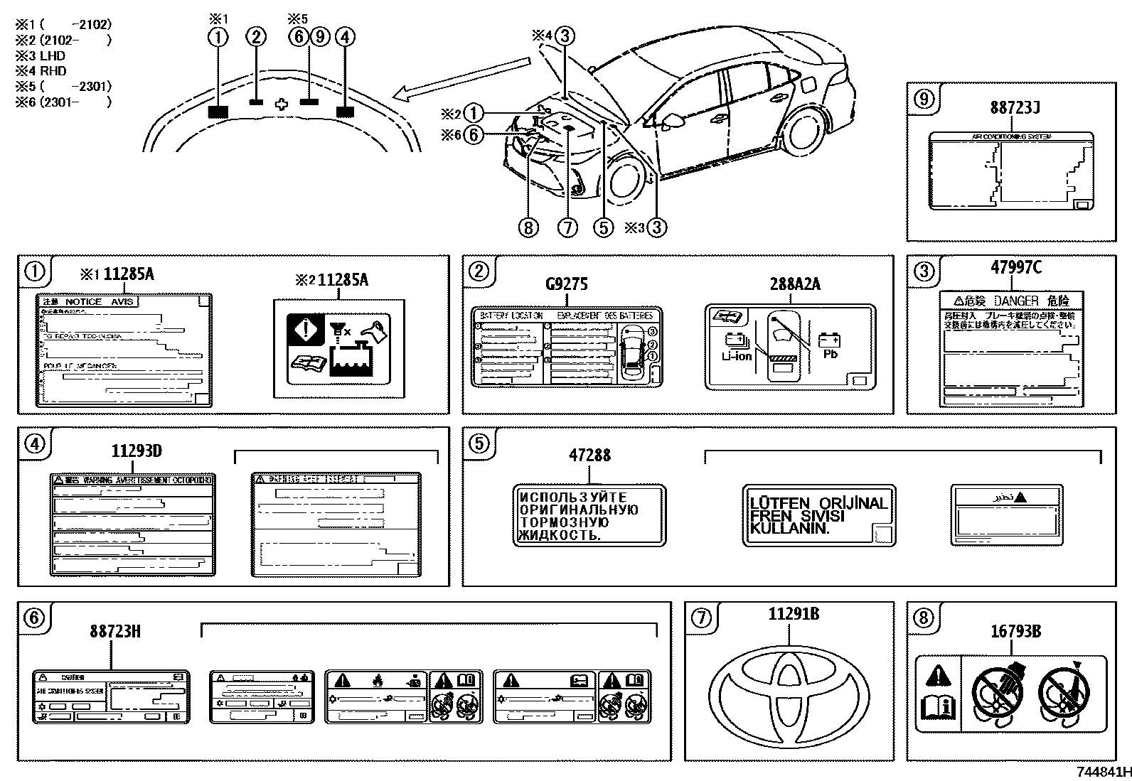 Parts diagram