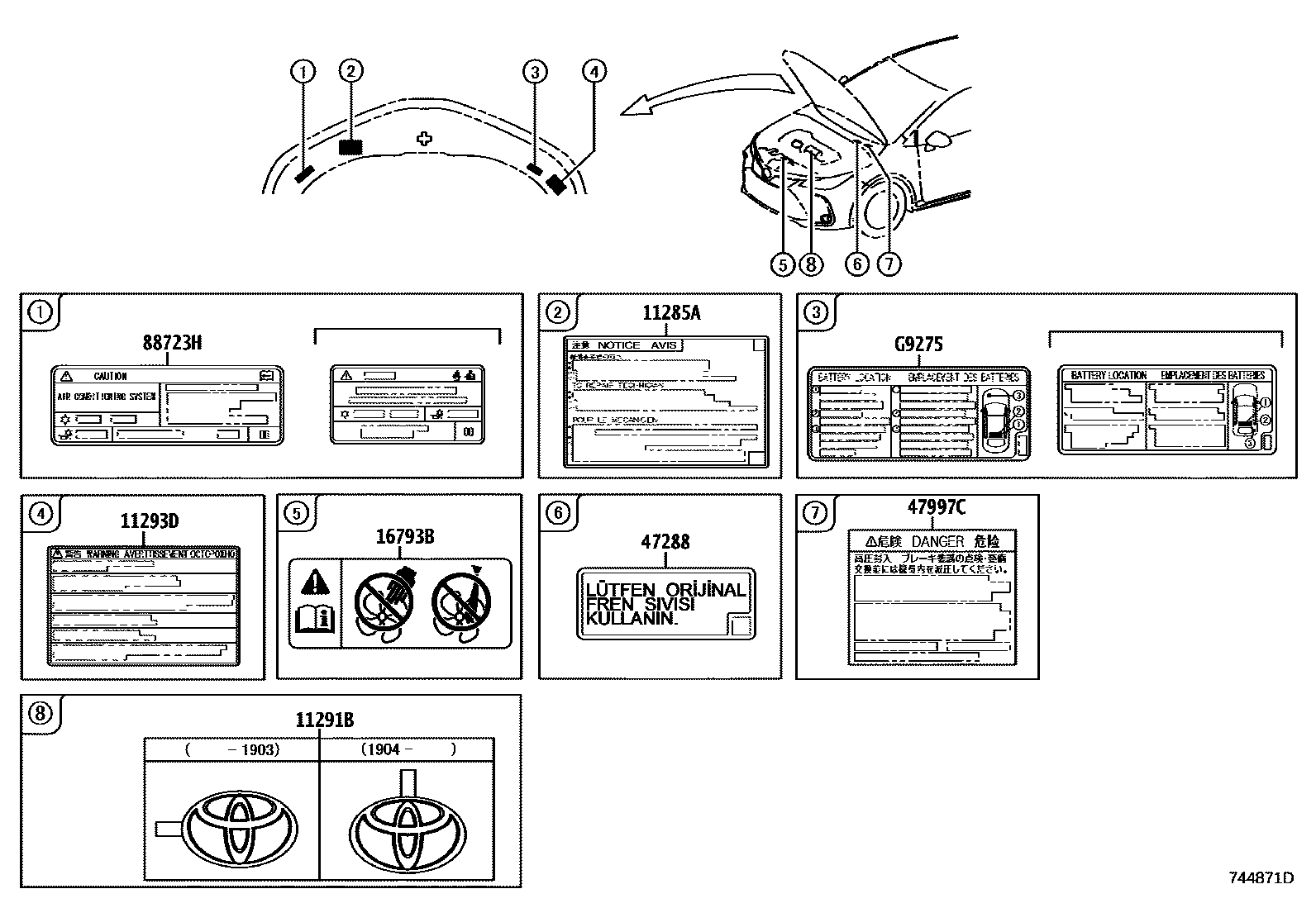 Parts diagram