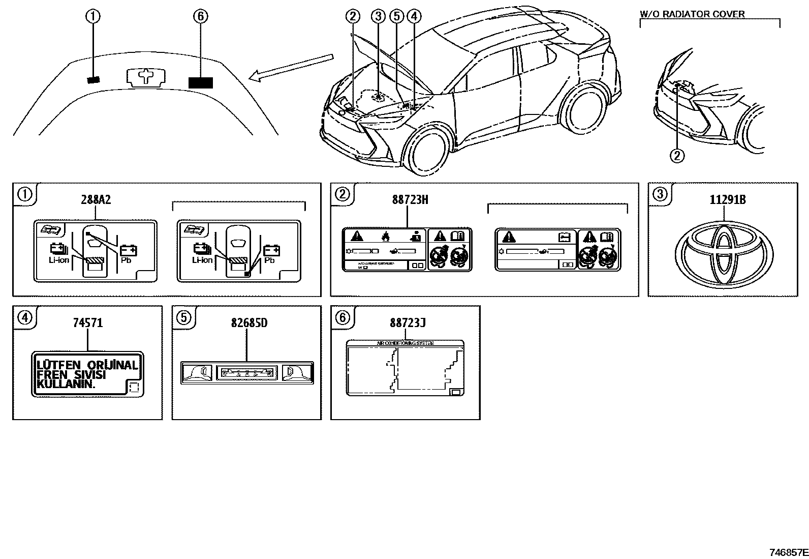 Parts diagram