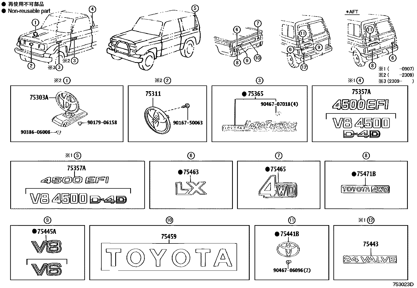 Parts diagram