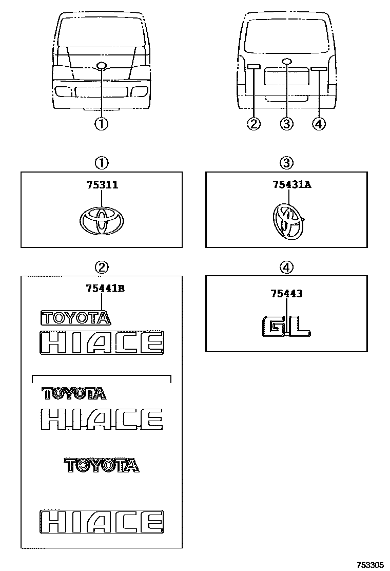 Parts diagram