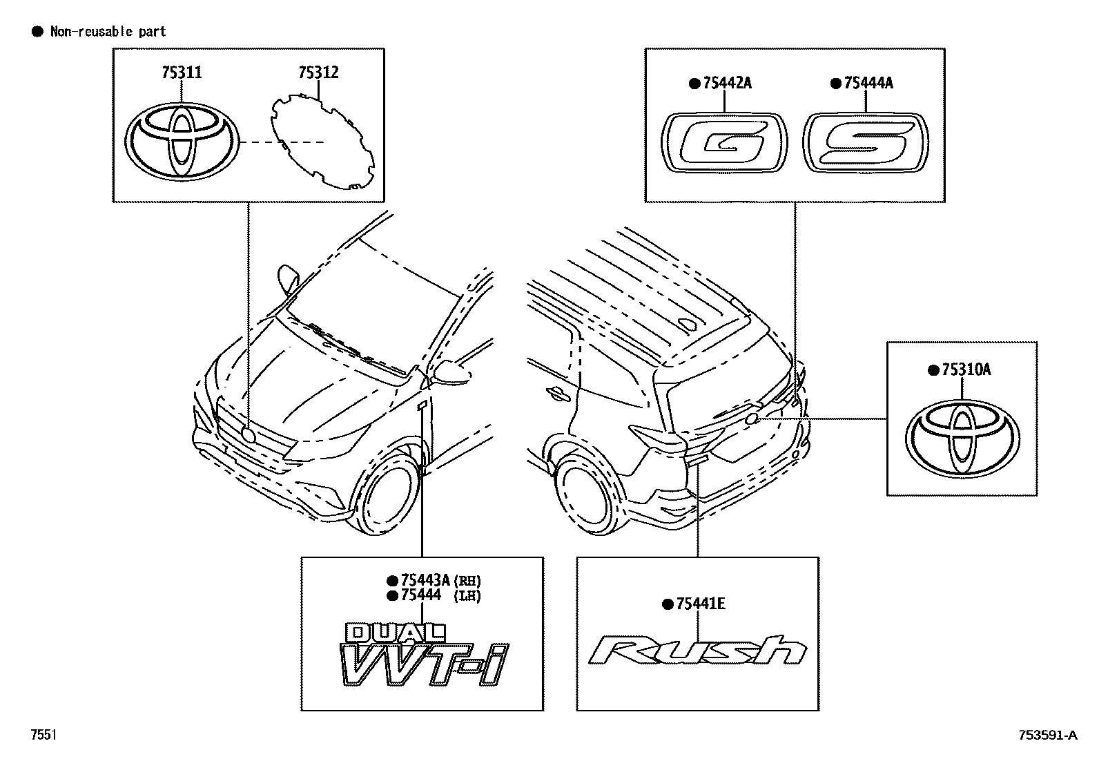 Parts diagram