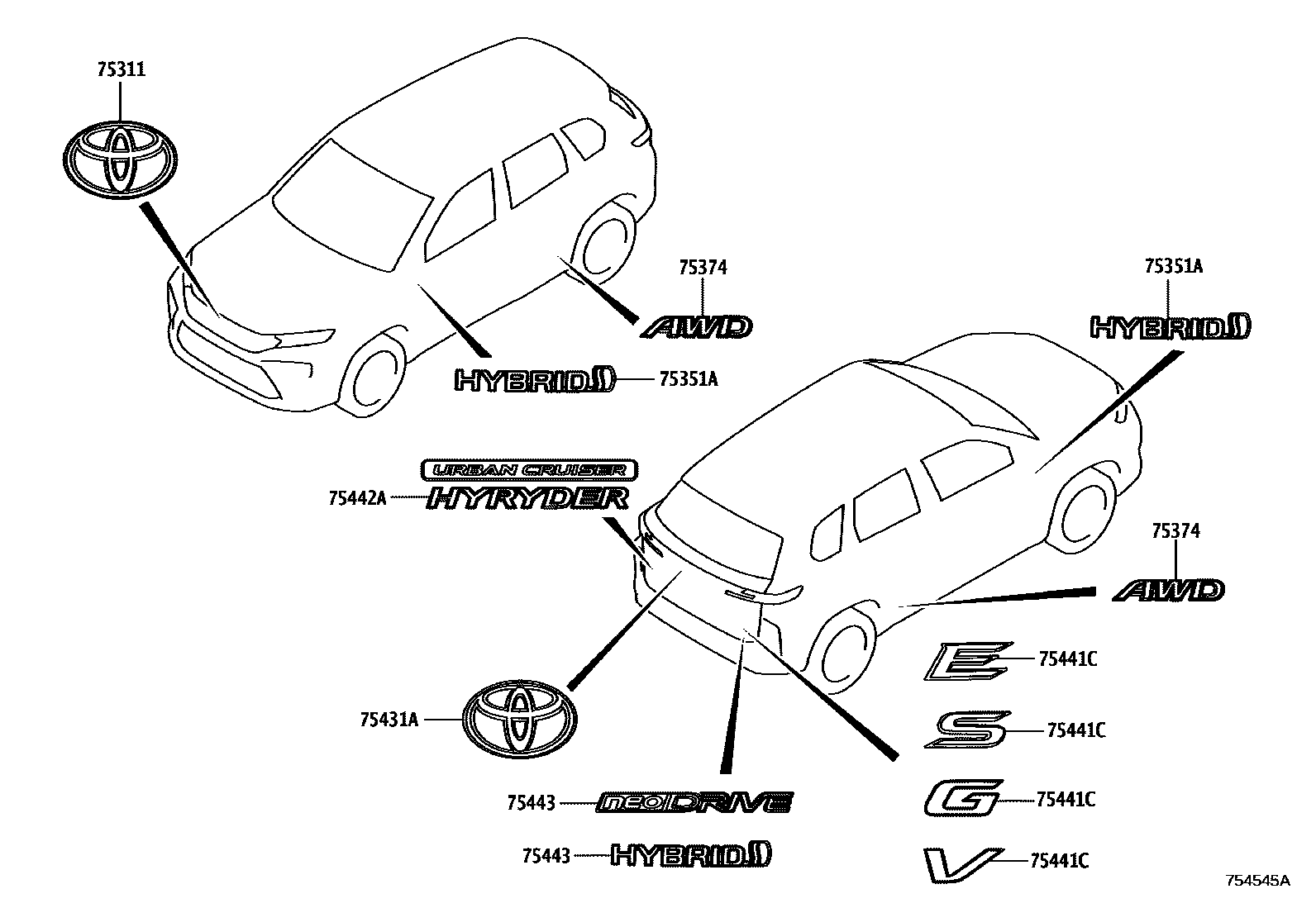 Parts diagram