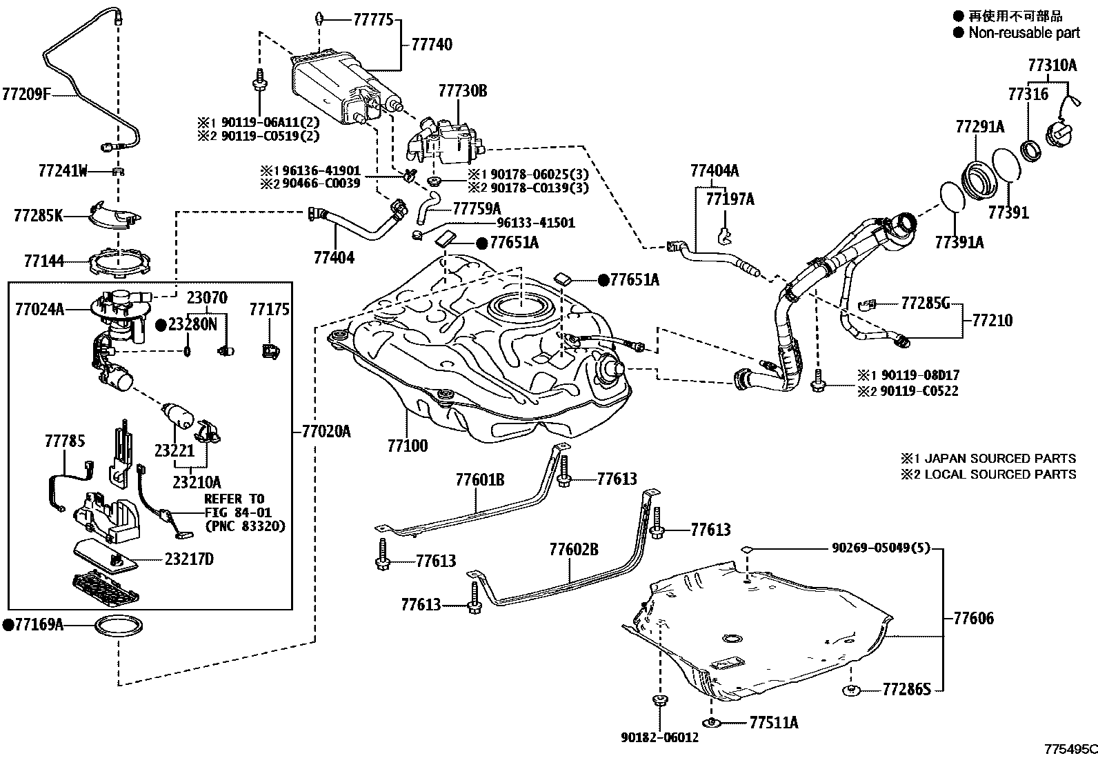 Parts diagram