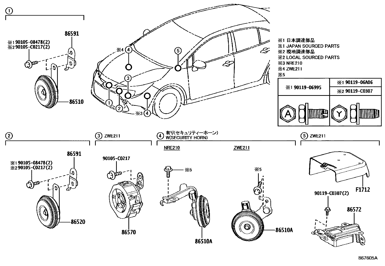 Parts diagram
