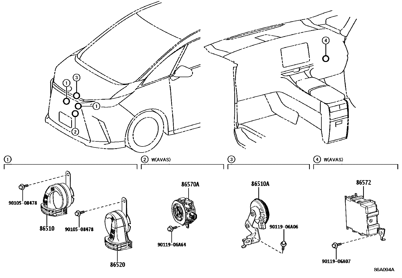 Parts diagram