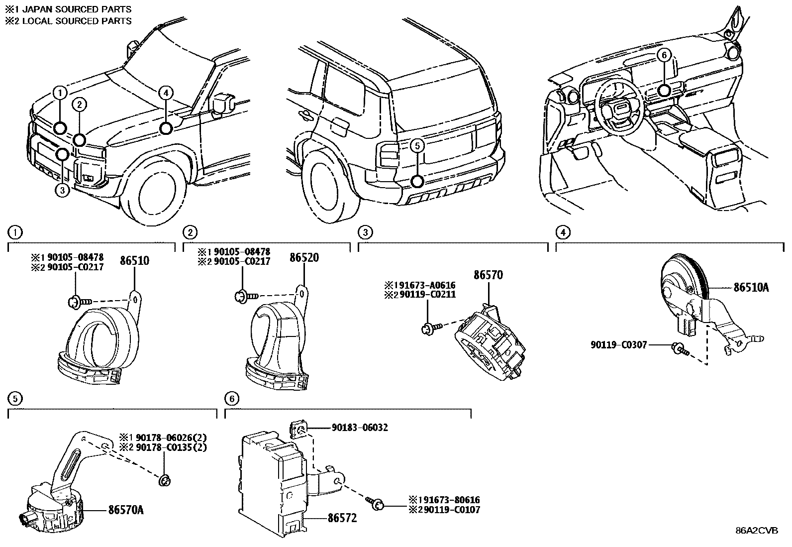 Parts diagram
