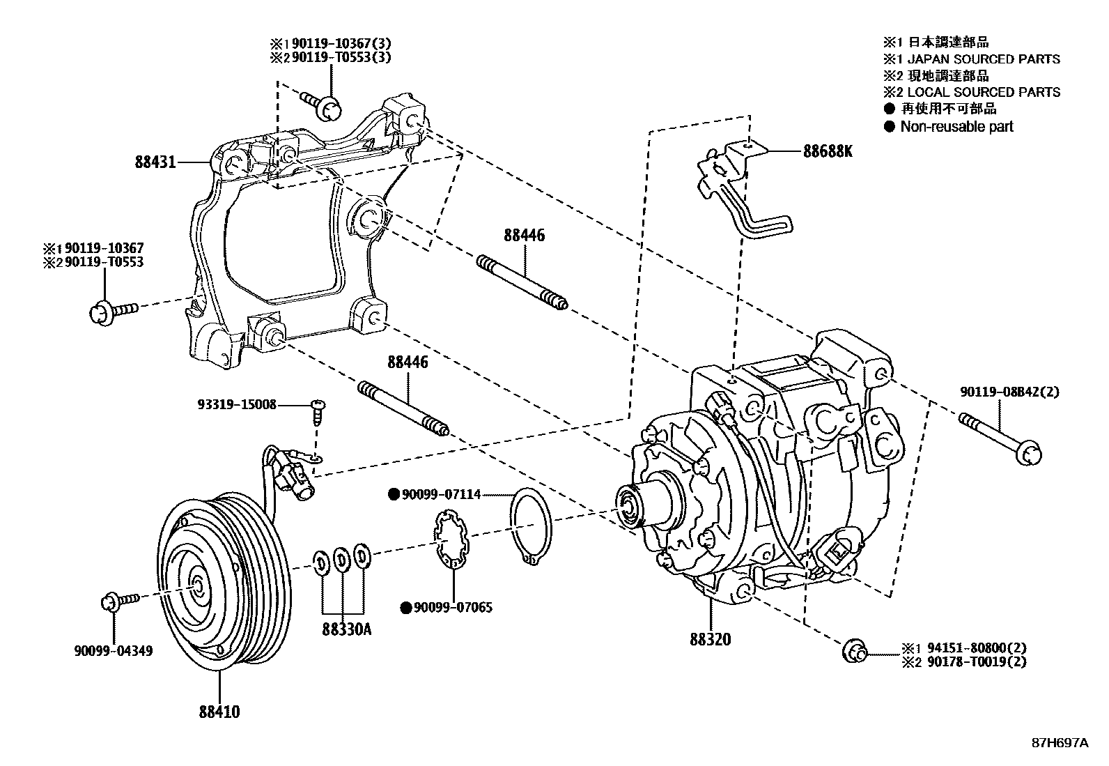 Parts diagram