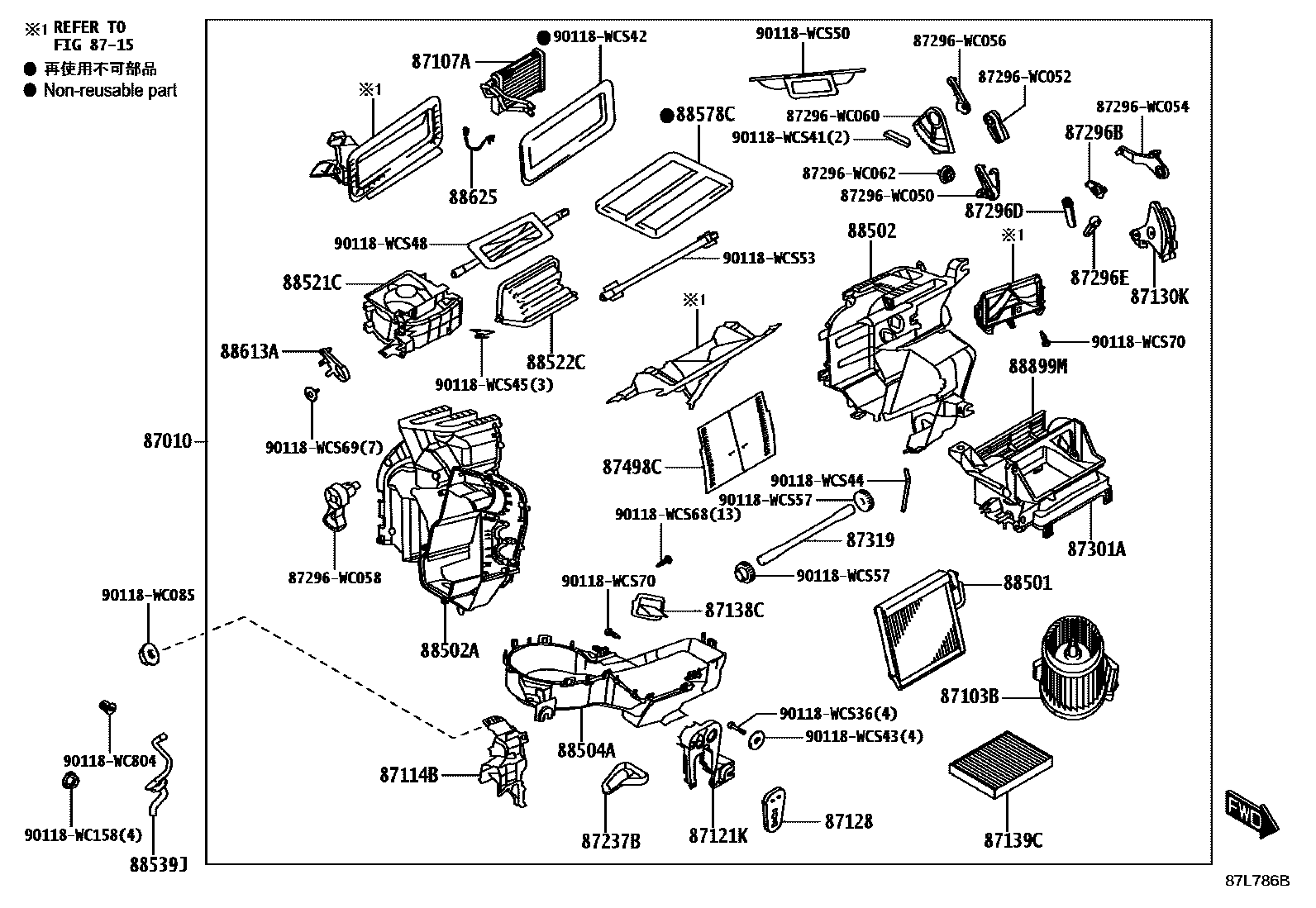 Parts diagram