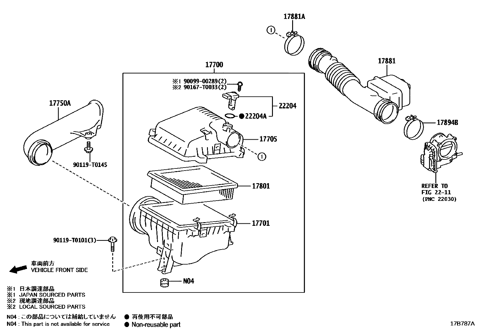 Parts diagram