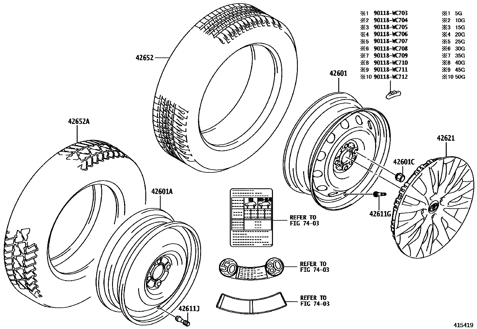 Parts diagram