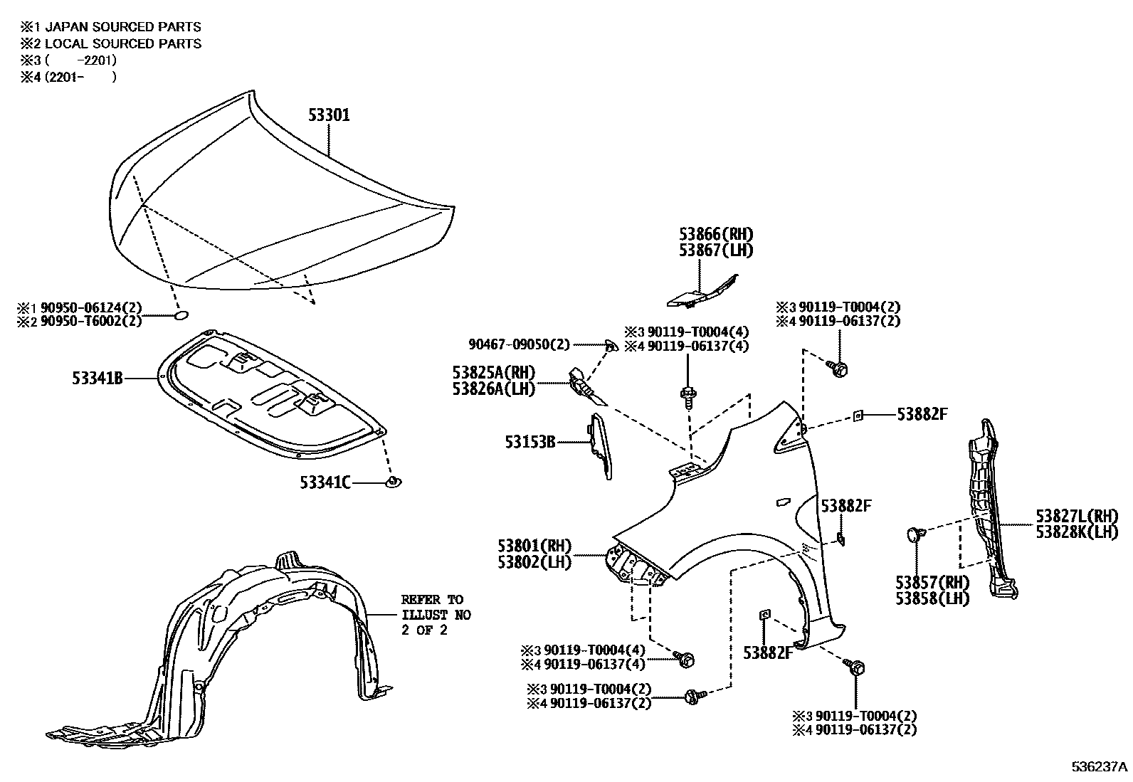 Parts diagram