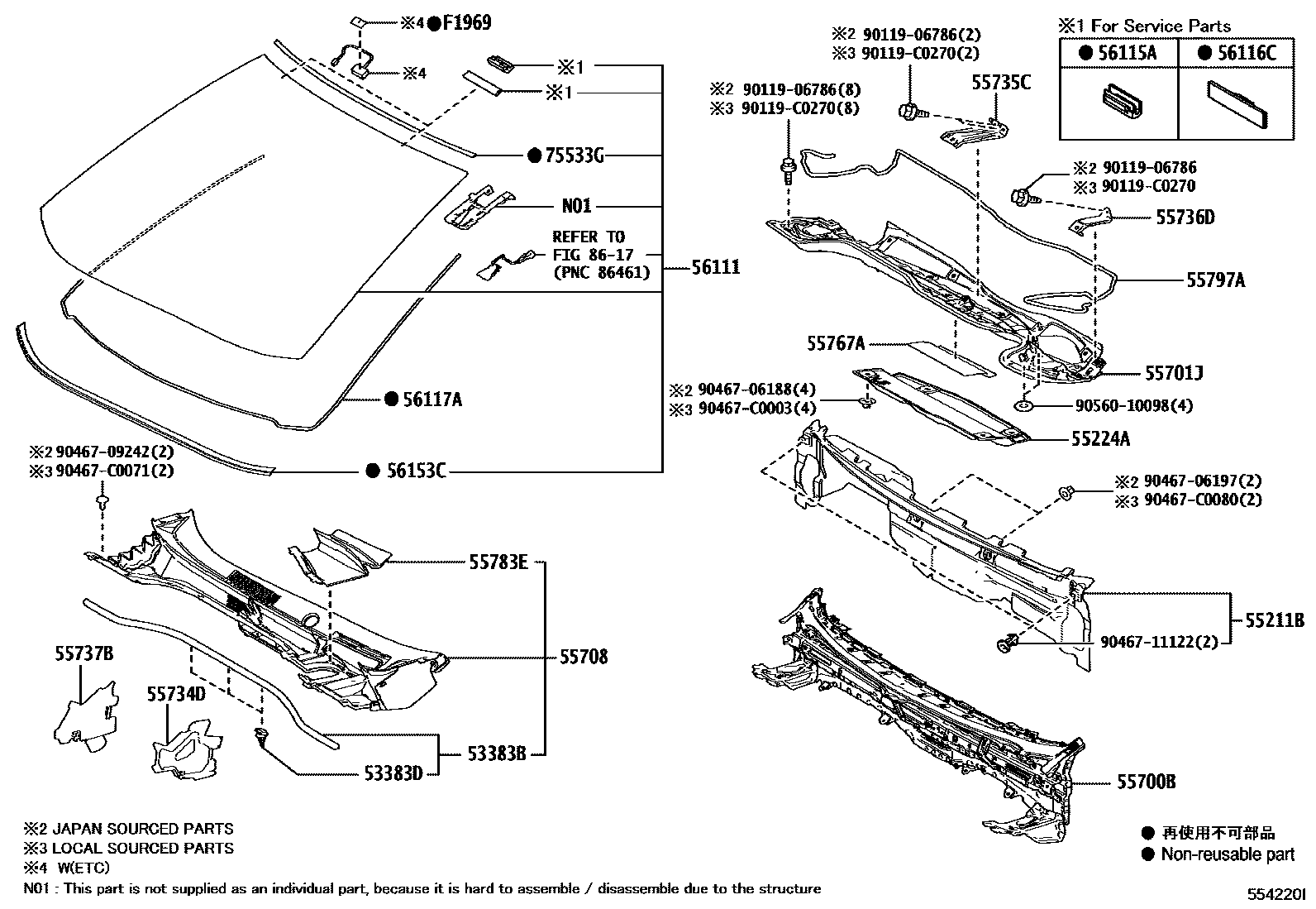 Parts diagram
