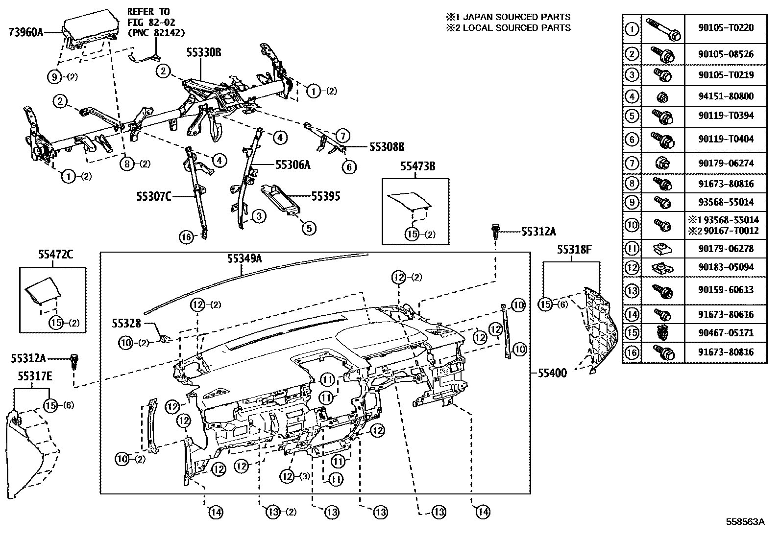 Parts diagram