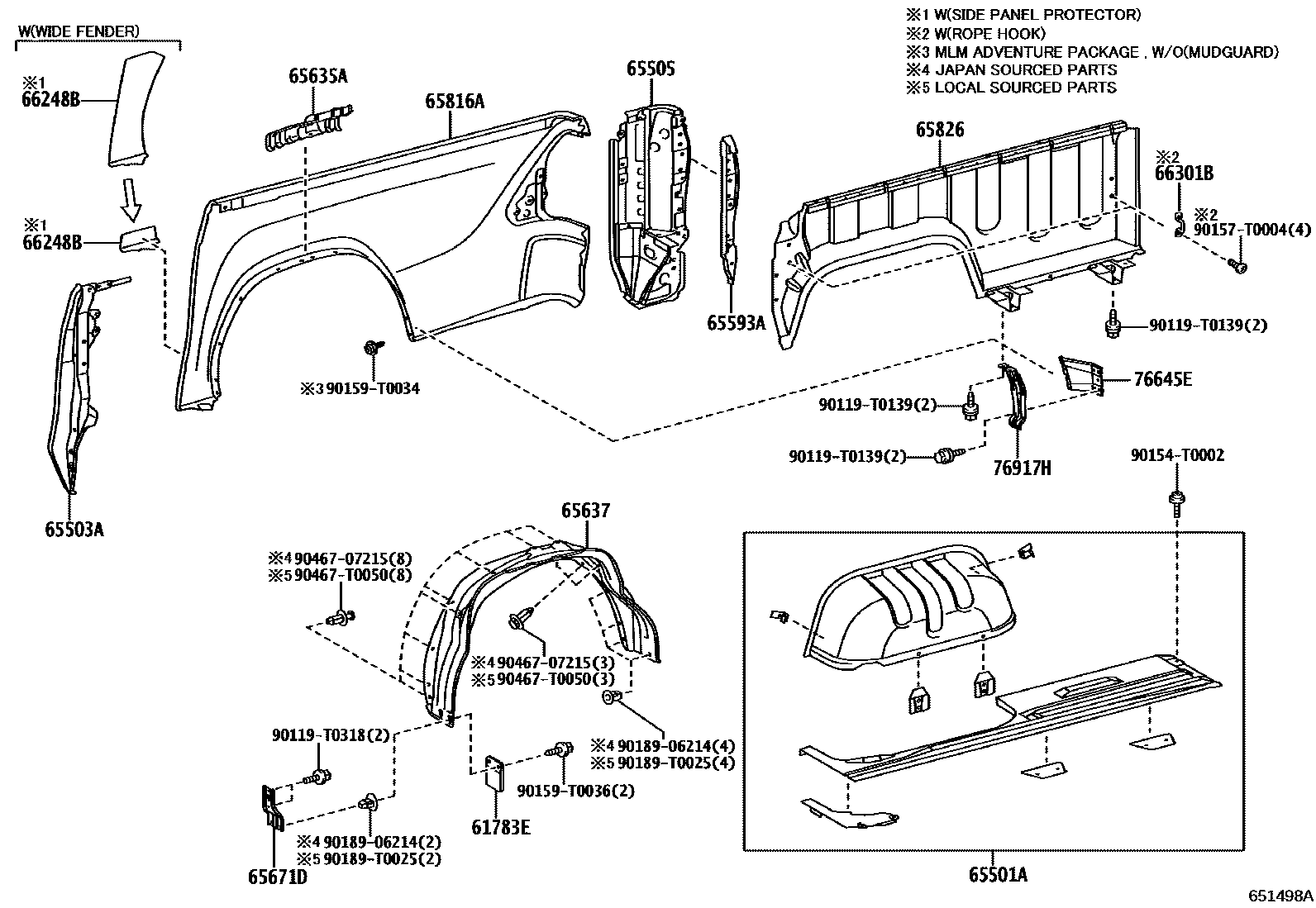 Parts diagram