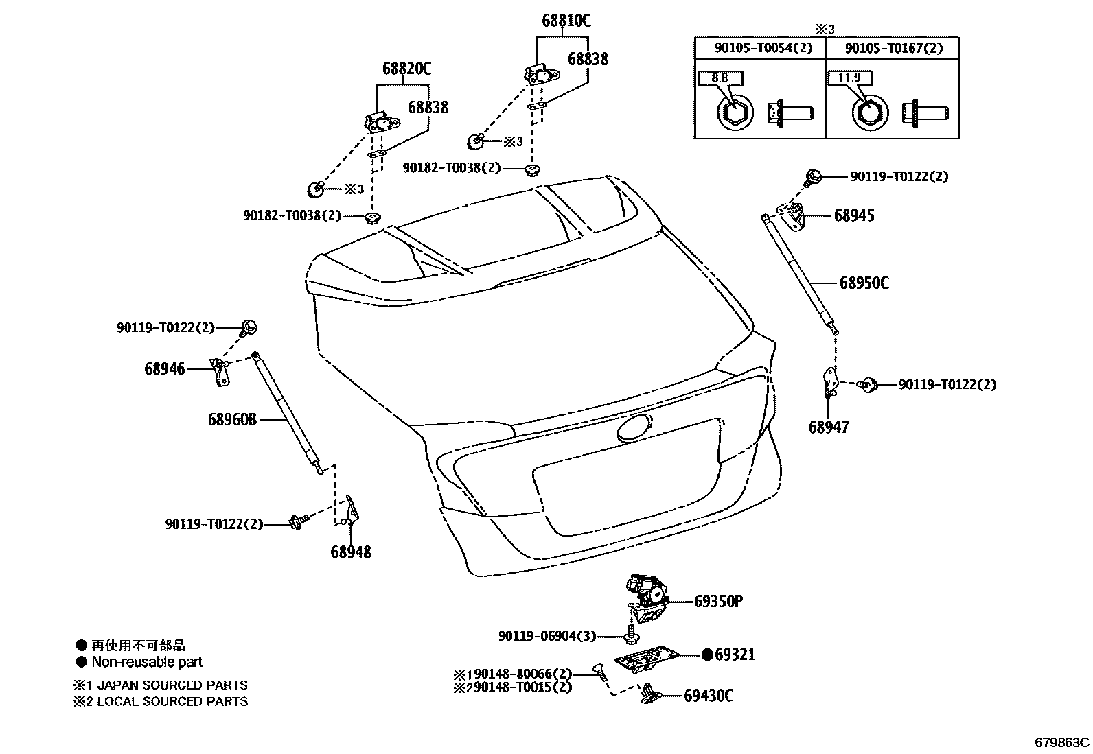 Parts diagram