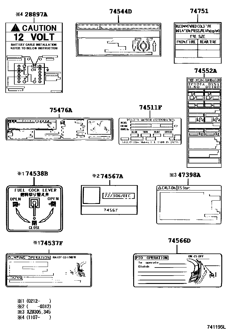 Parts diagram