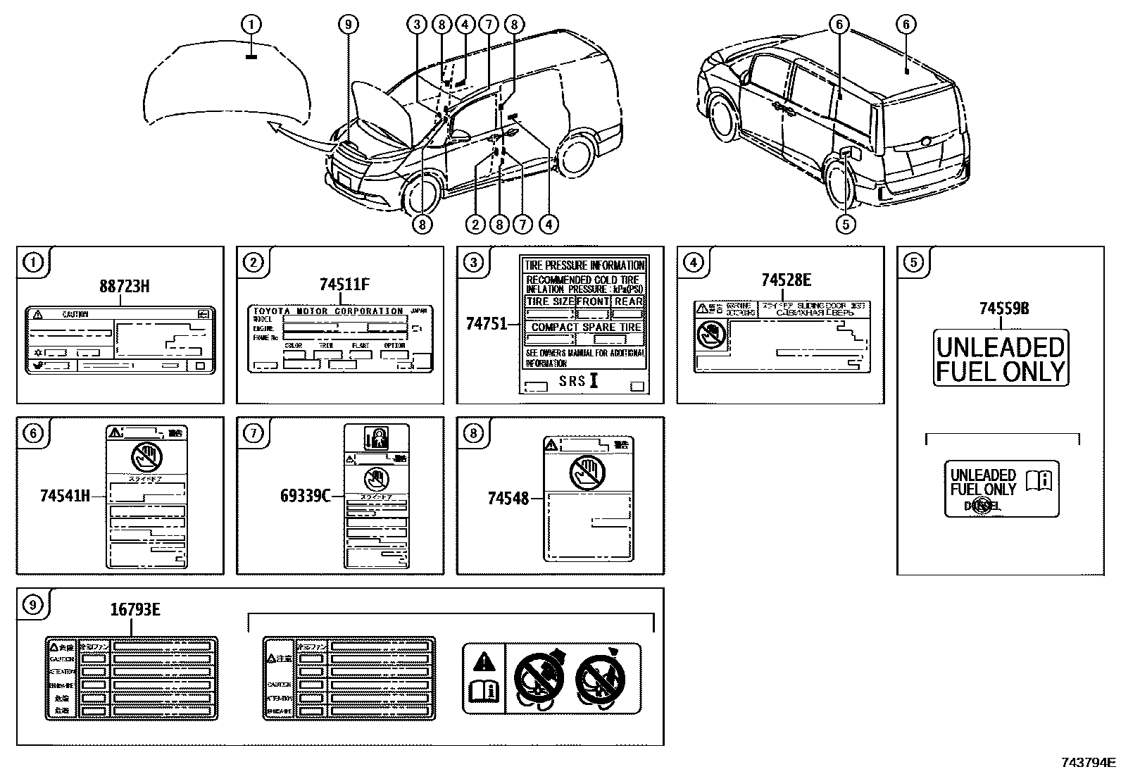 Parts diagram