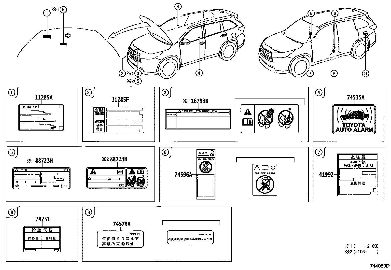 Parts diagram
