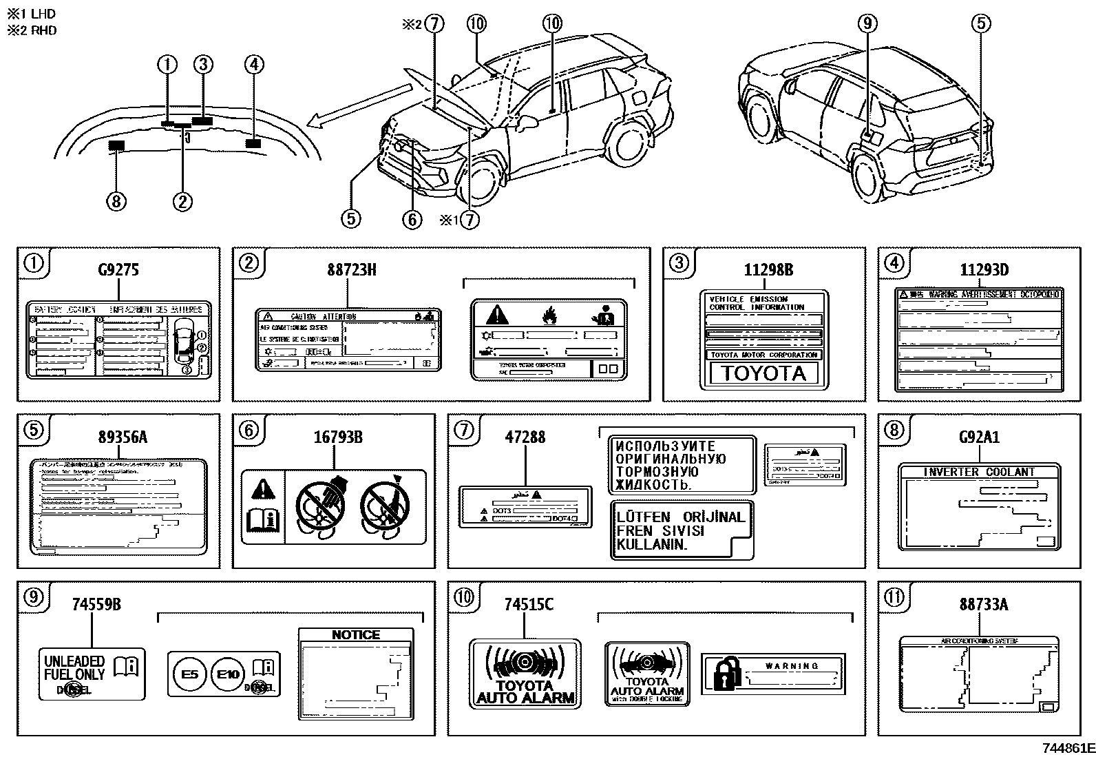 Parts diagram