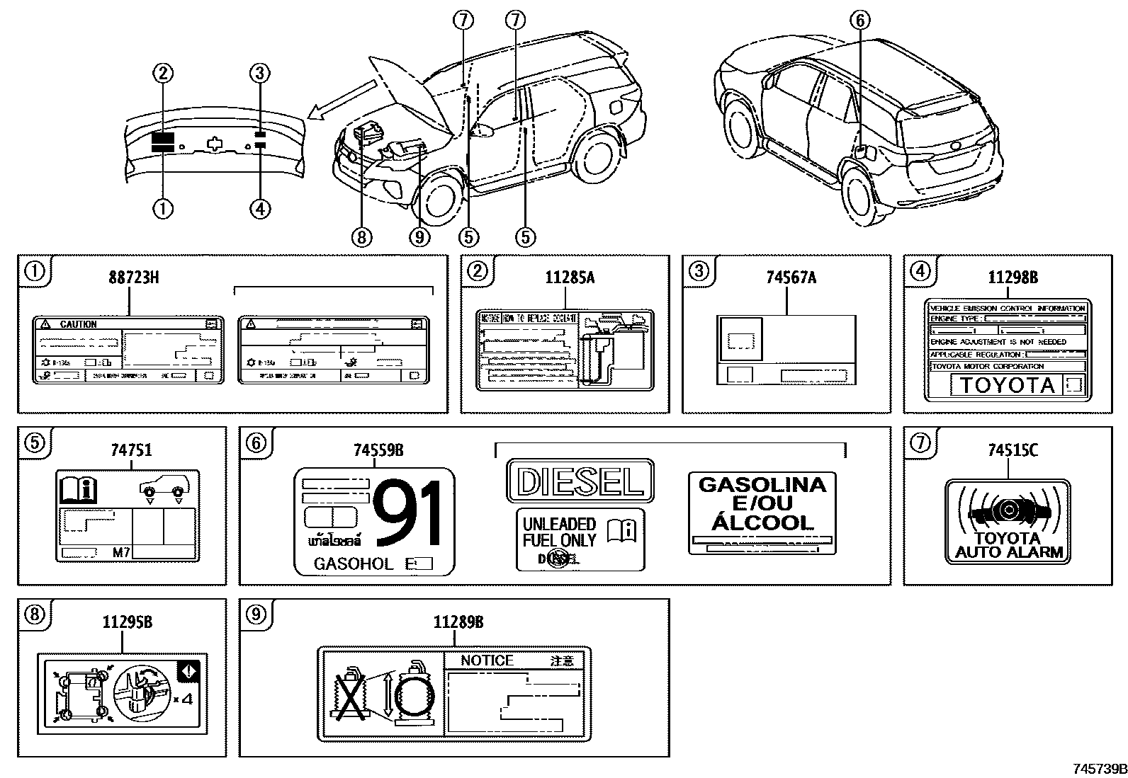 Parts diagram