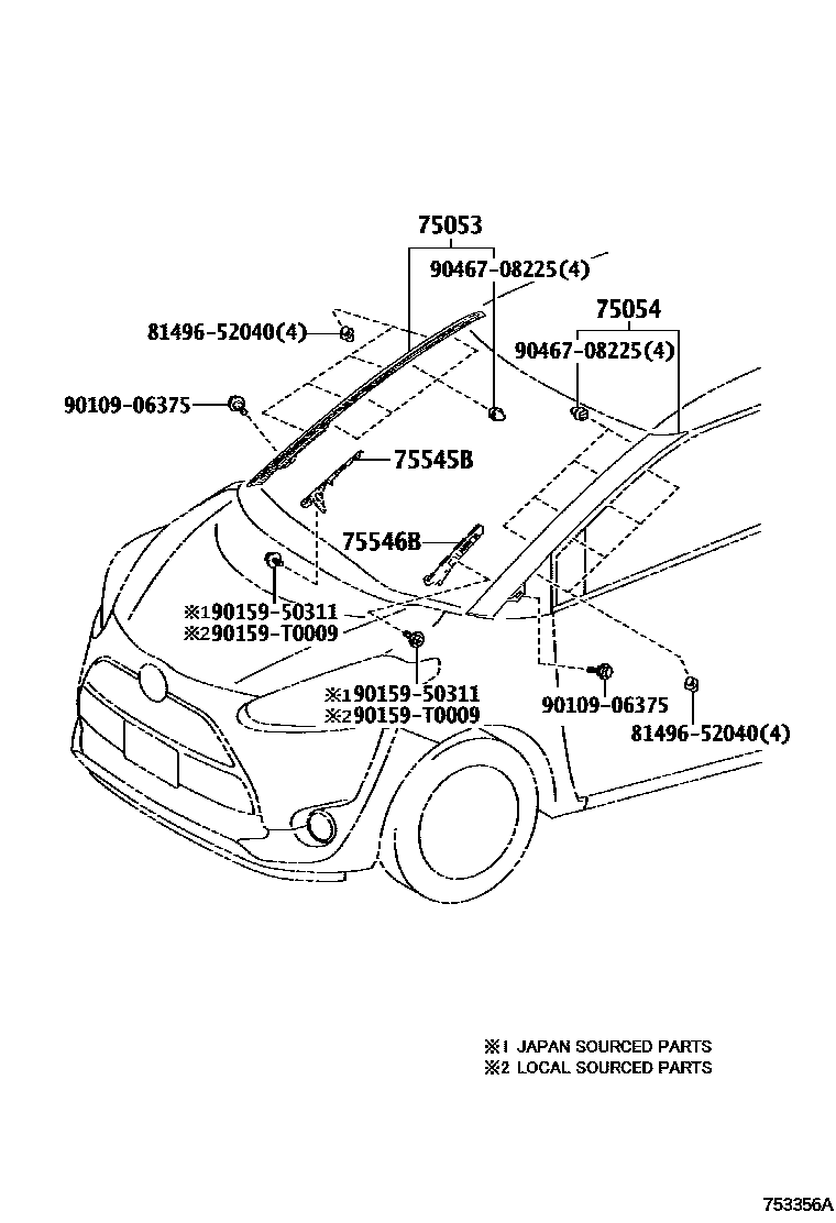 Parts diagram