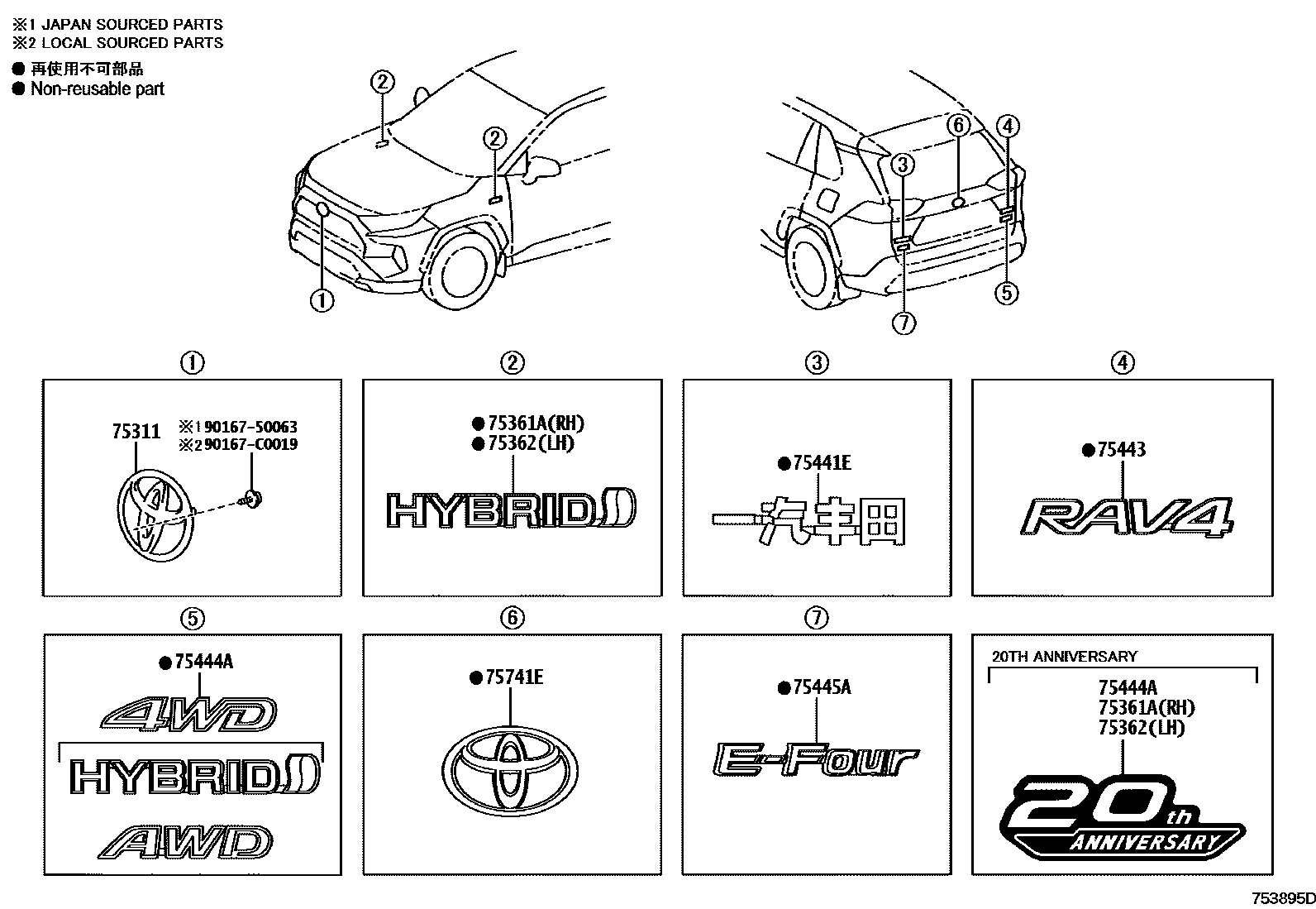 Parts diagram