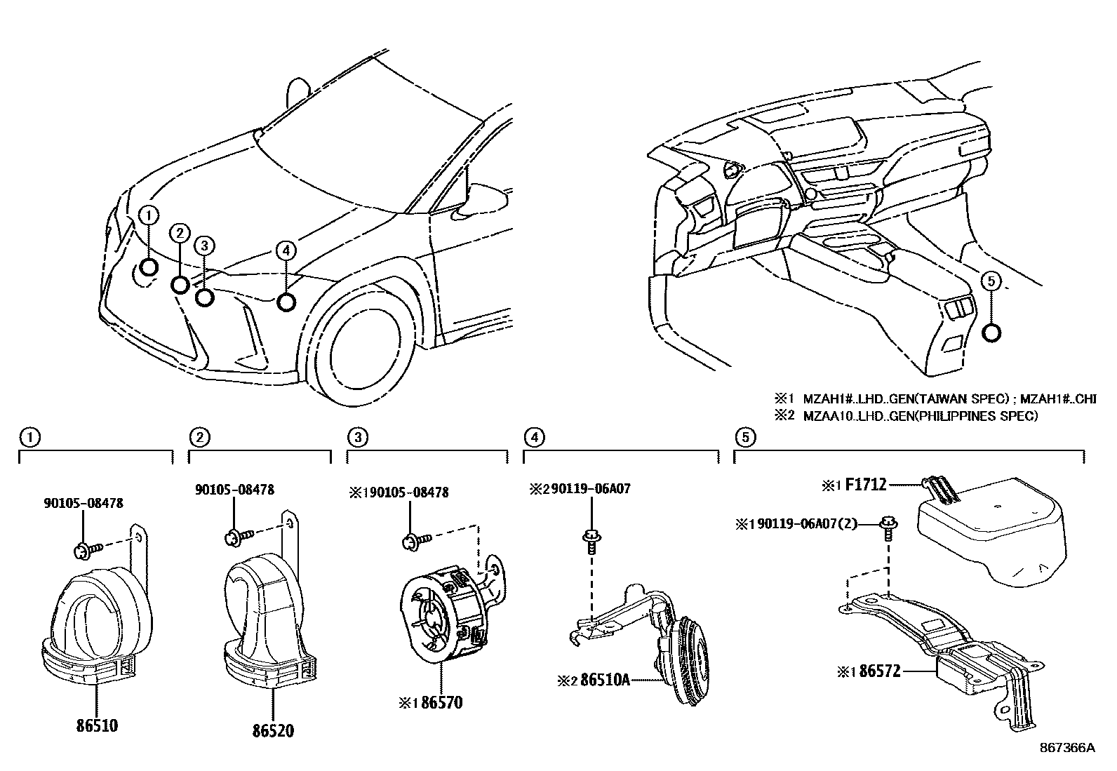 Parts diagram