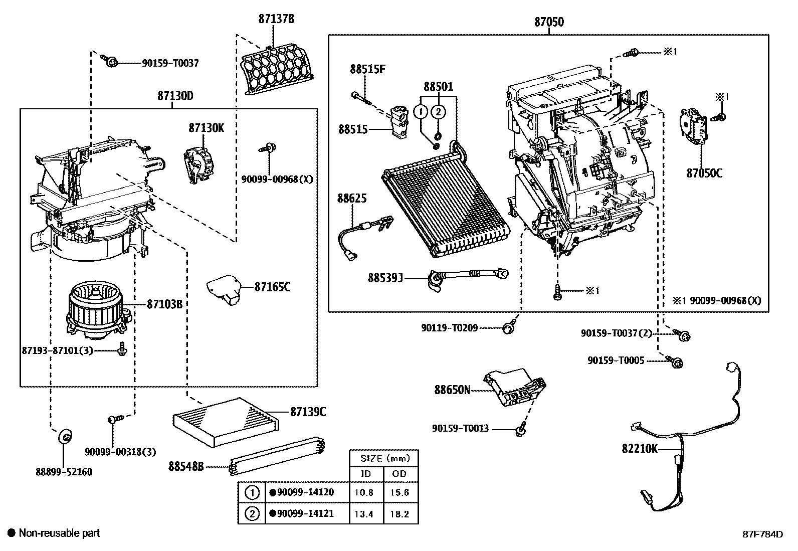 Parts diagram