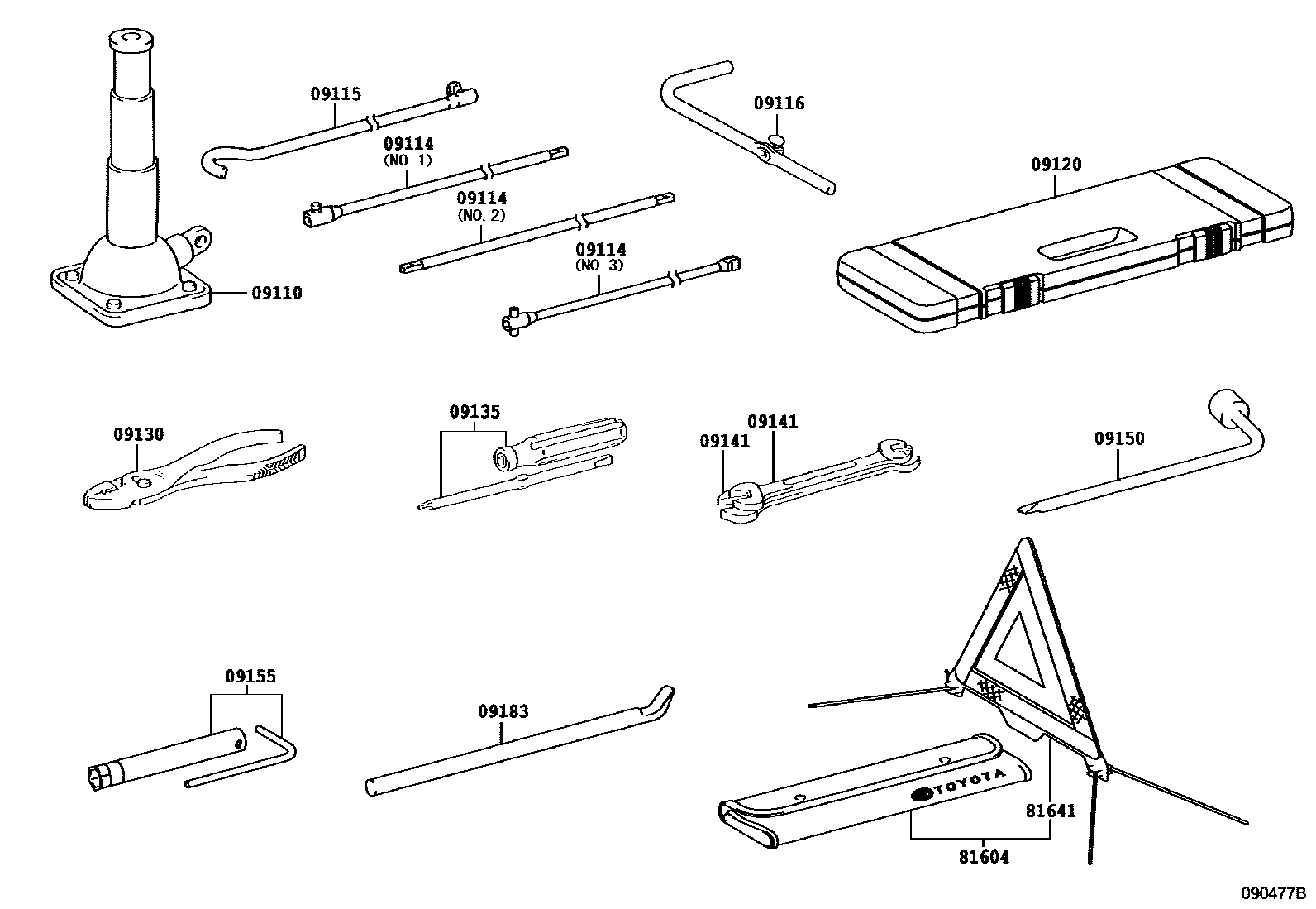 Parts diagram