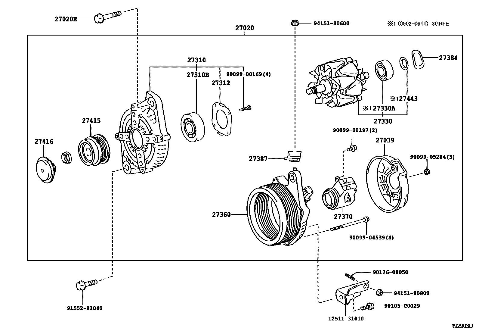Parts diagram