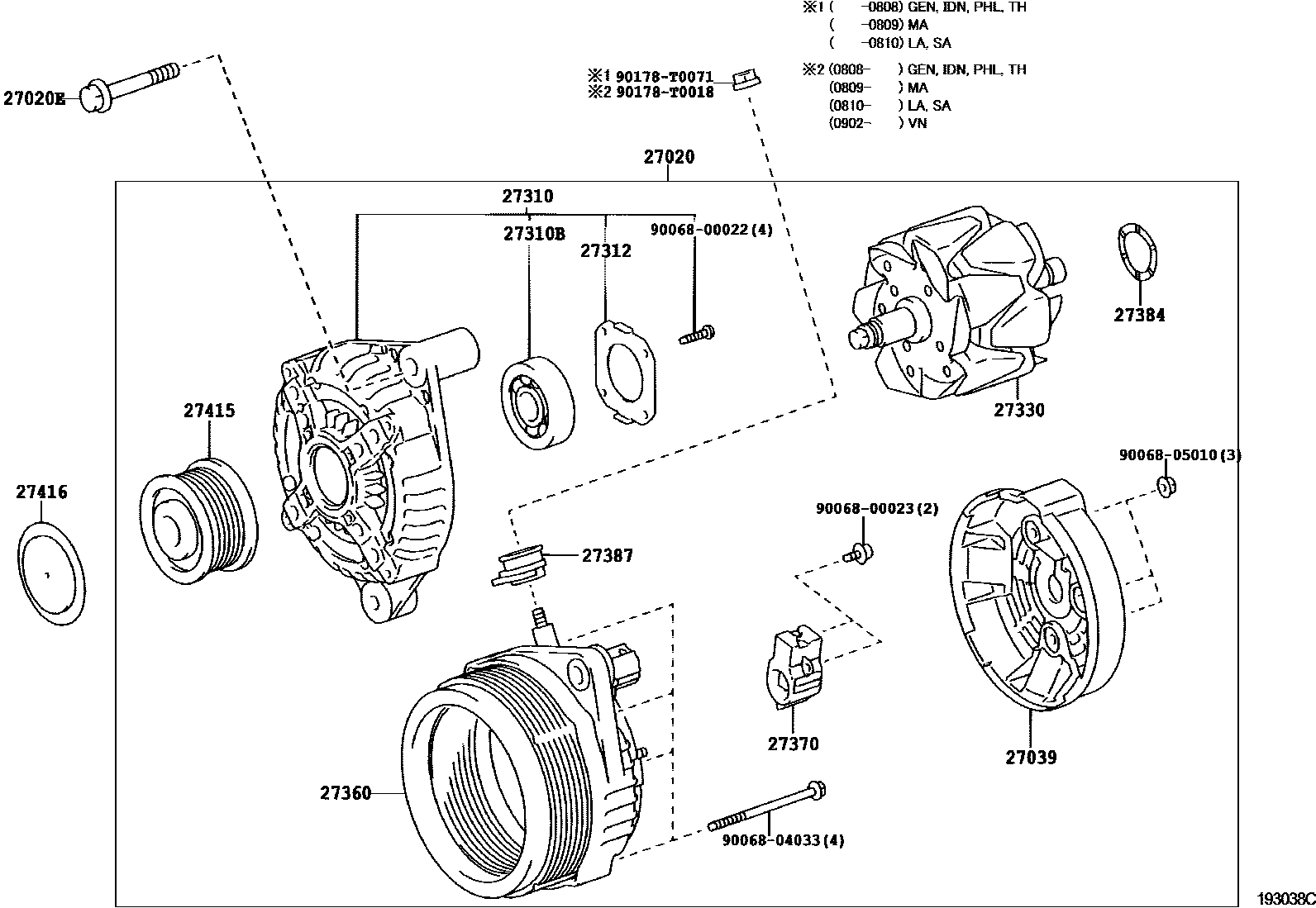 Parts diagram