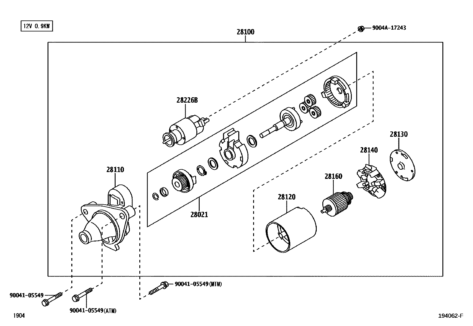 Parts diagram