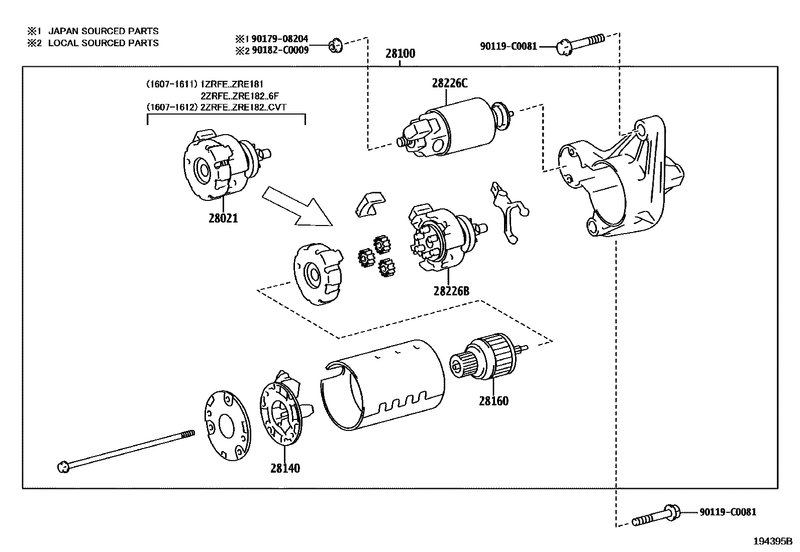 Parts diagram