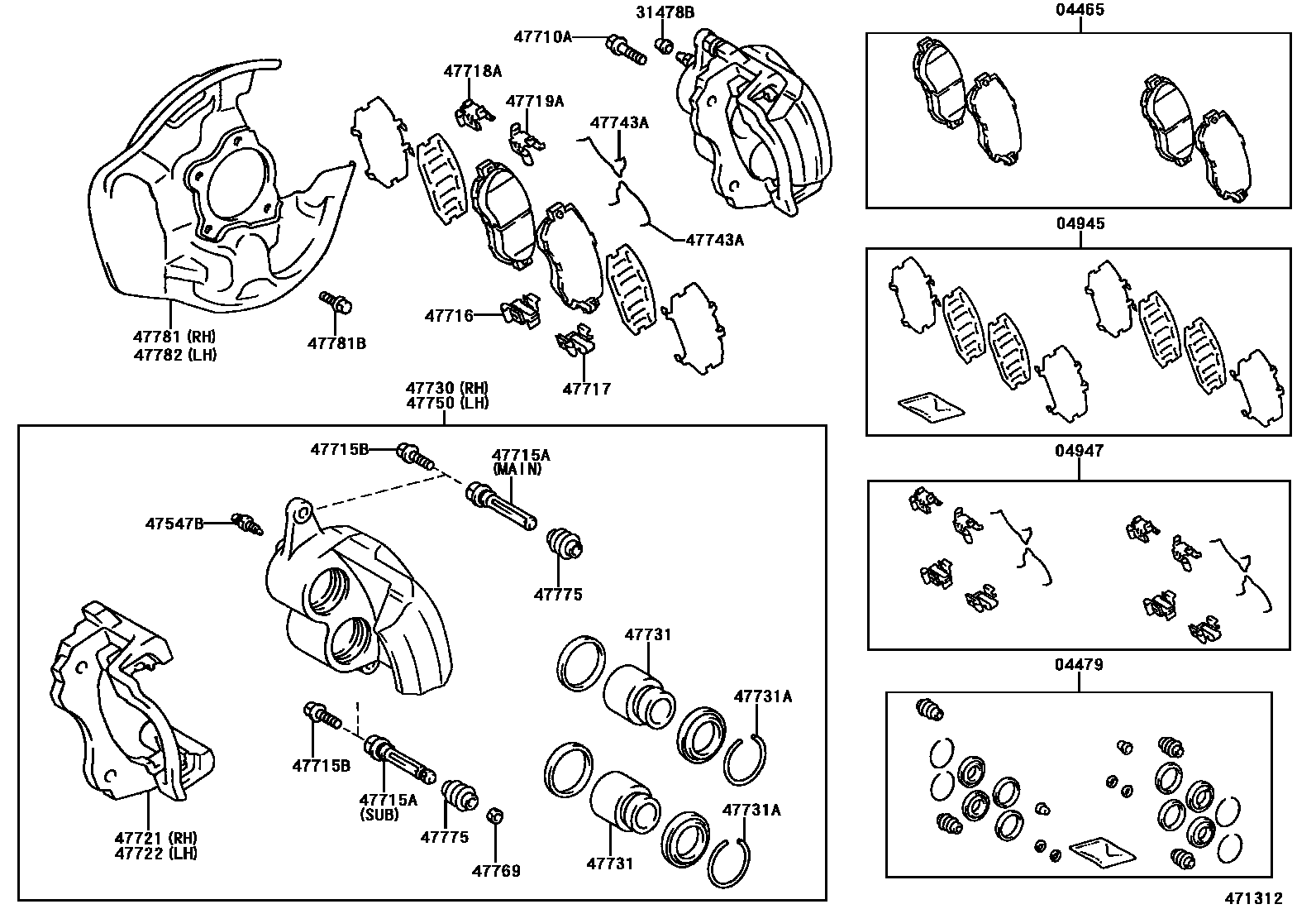 Parts diagram