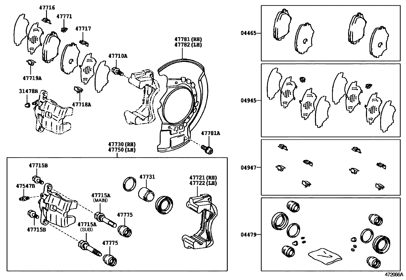 Parts diagram