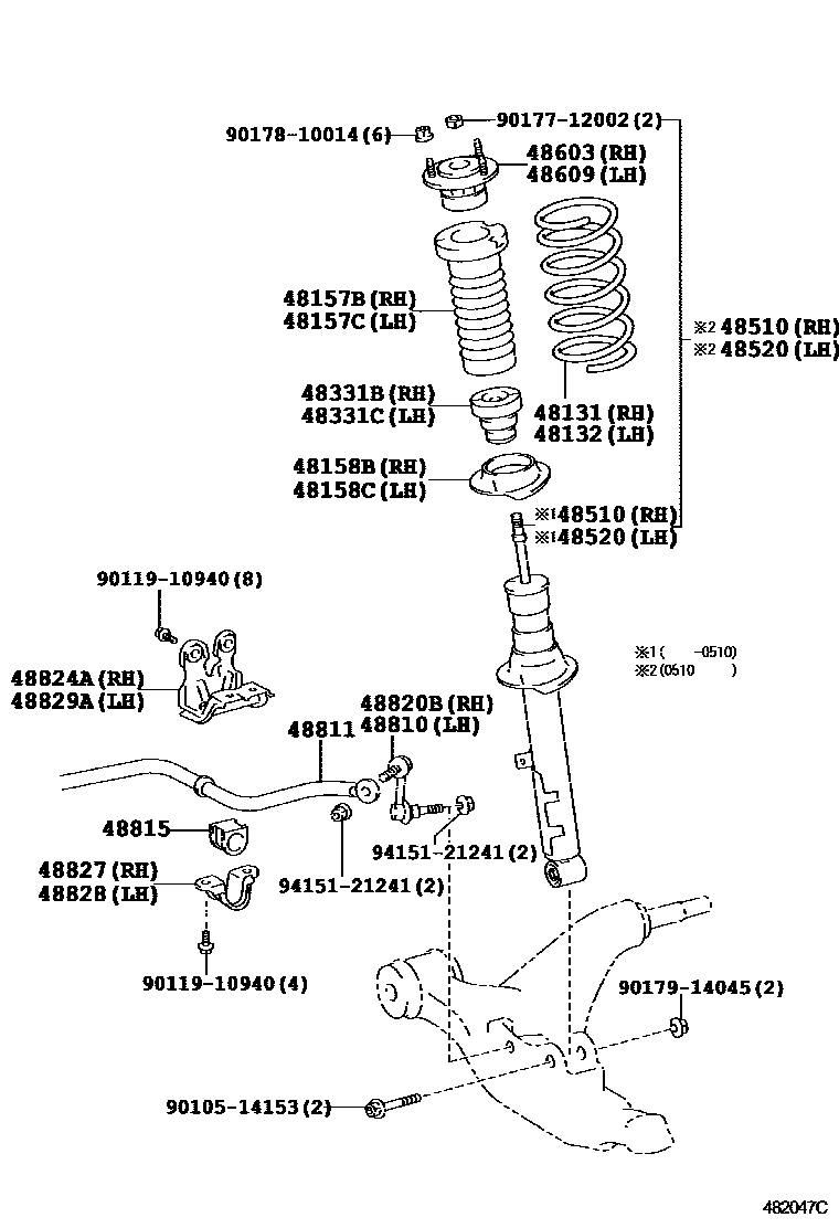 Parts diagram