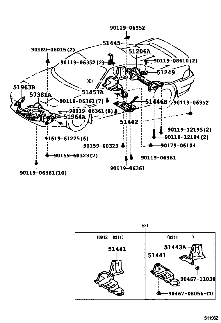 Parts diagram
