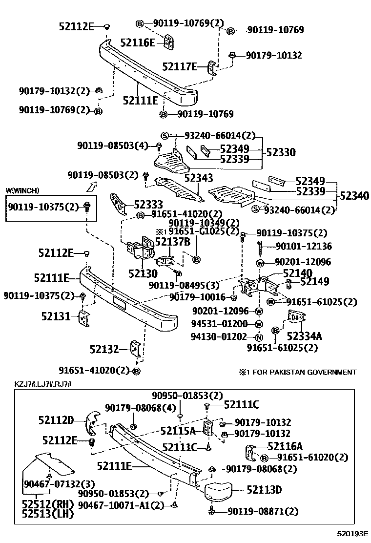 Parts diagram