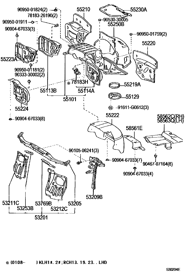 Parts diagram