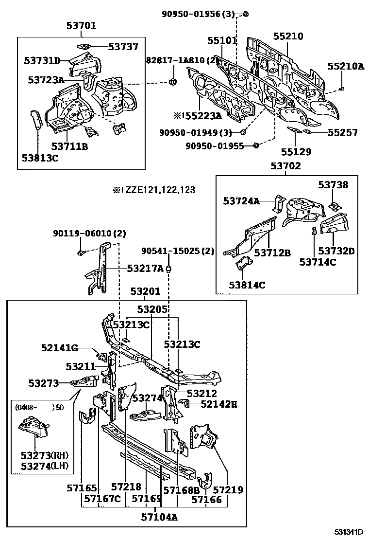 Parts diagram