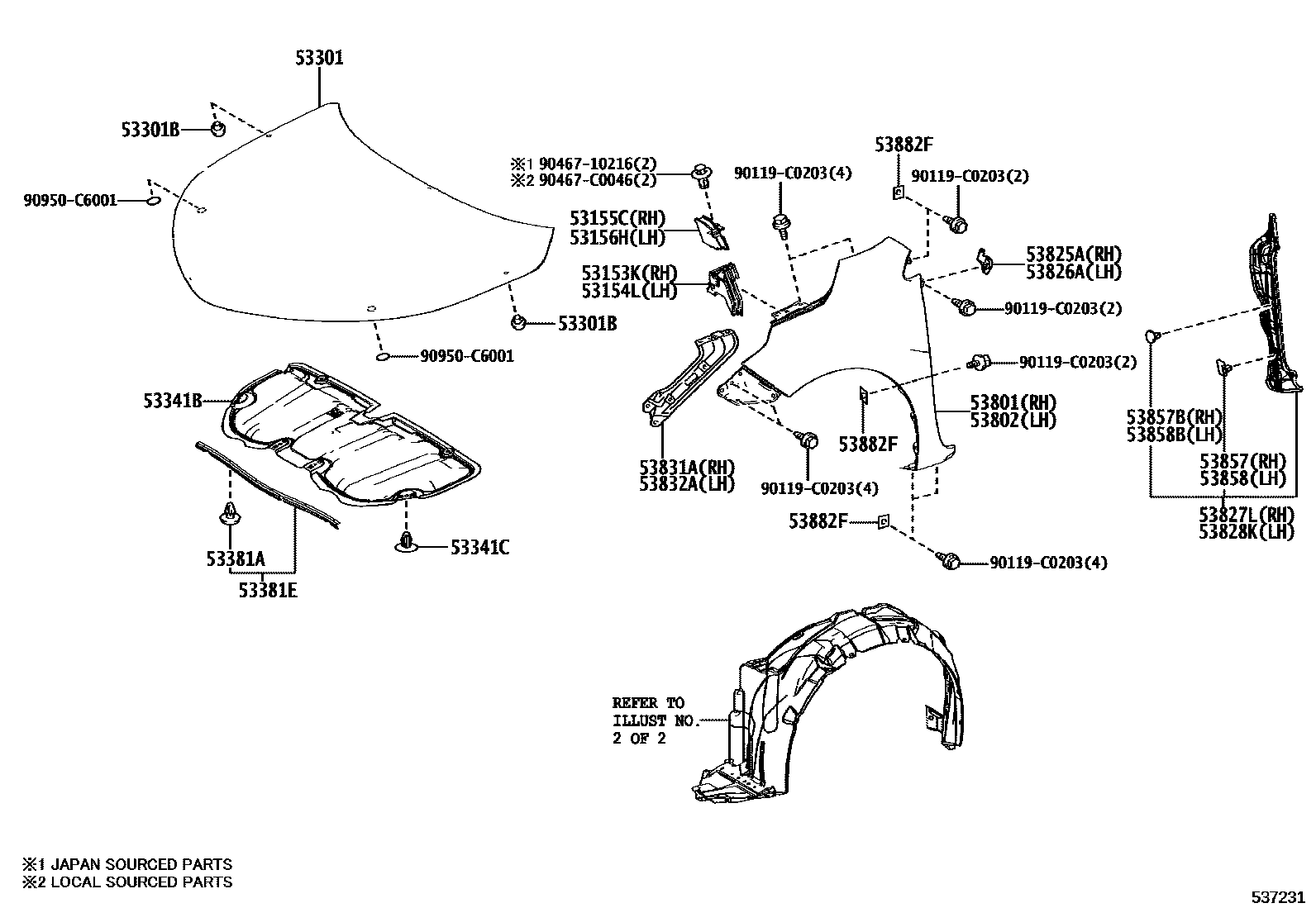 Parts diagram