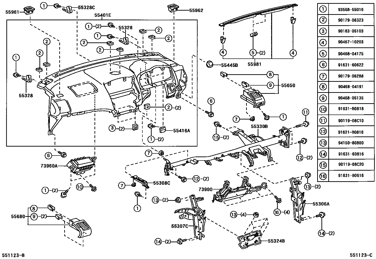 Parts diagram