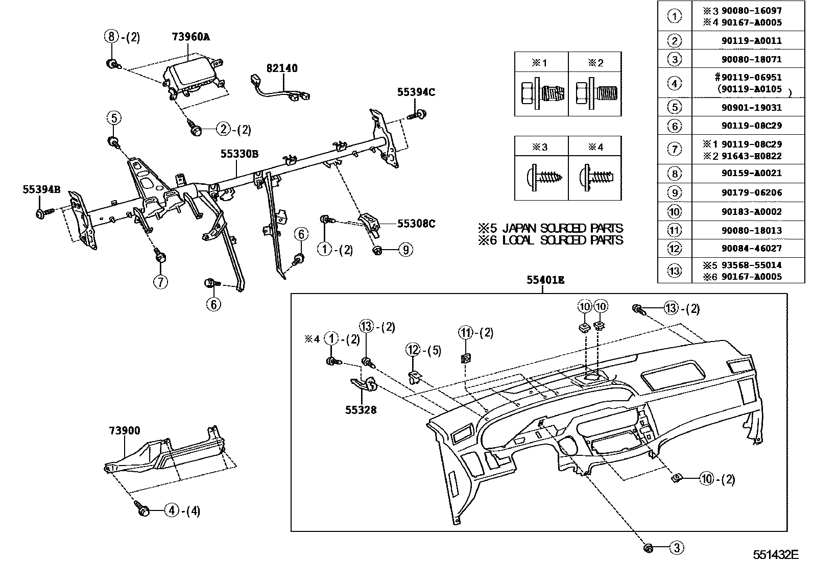 Parts diagram