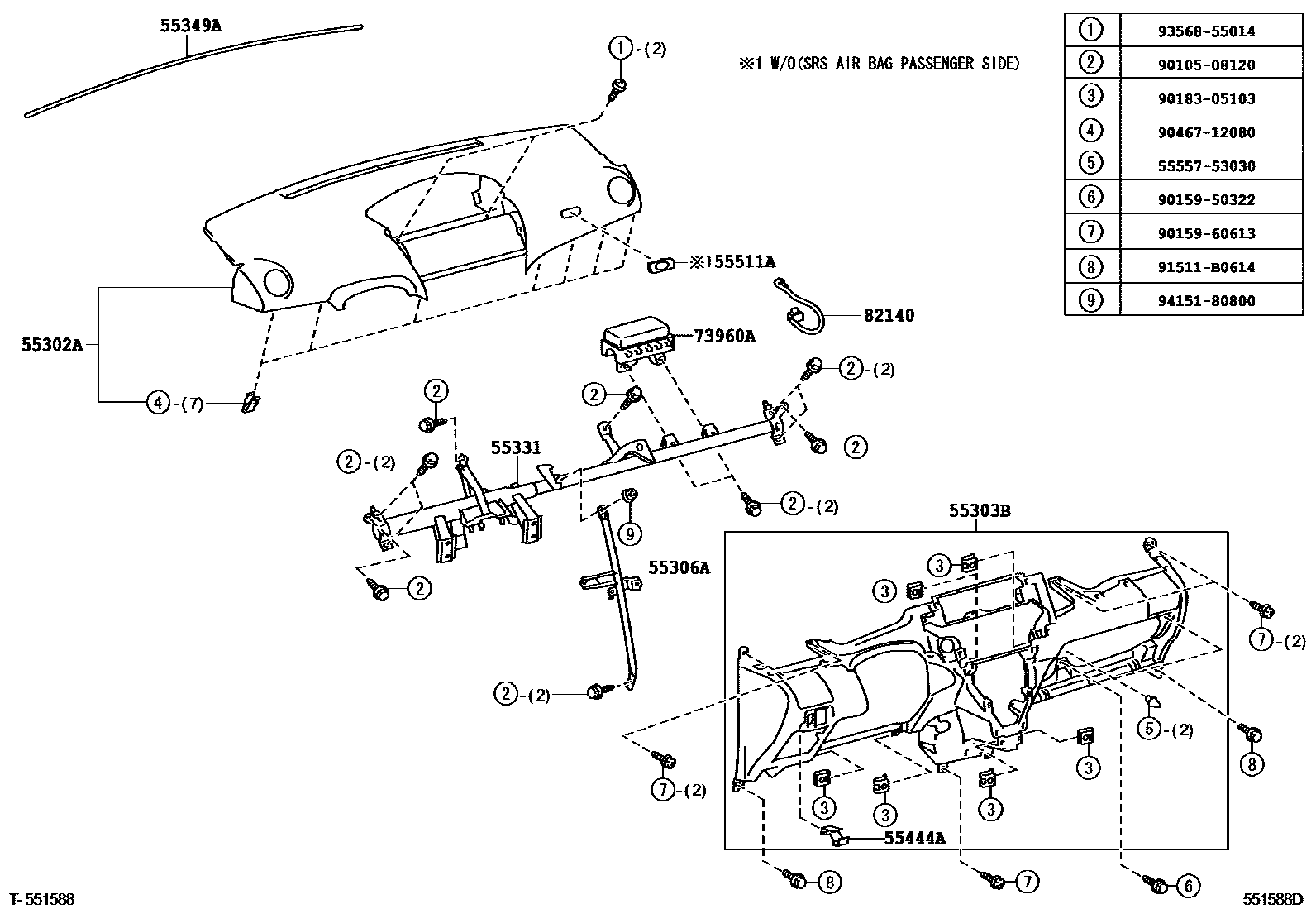 Parts diagram