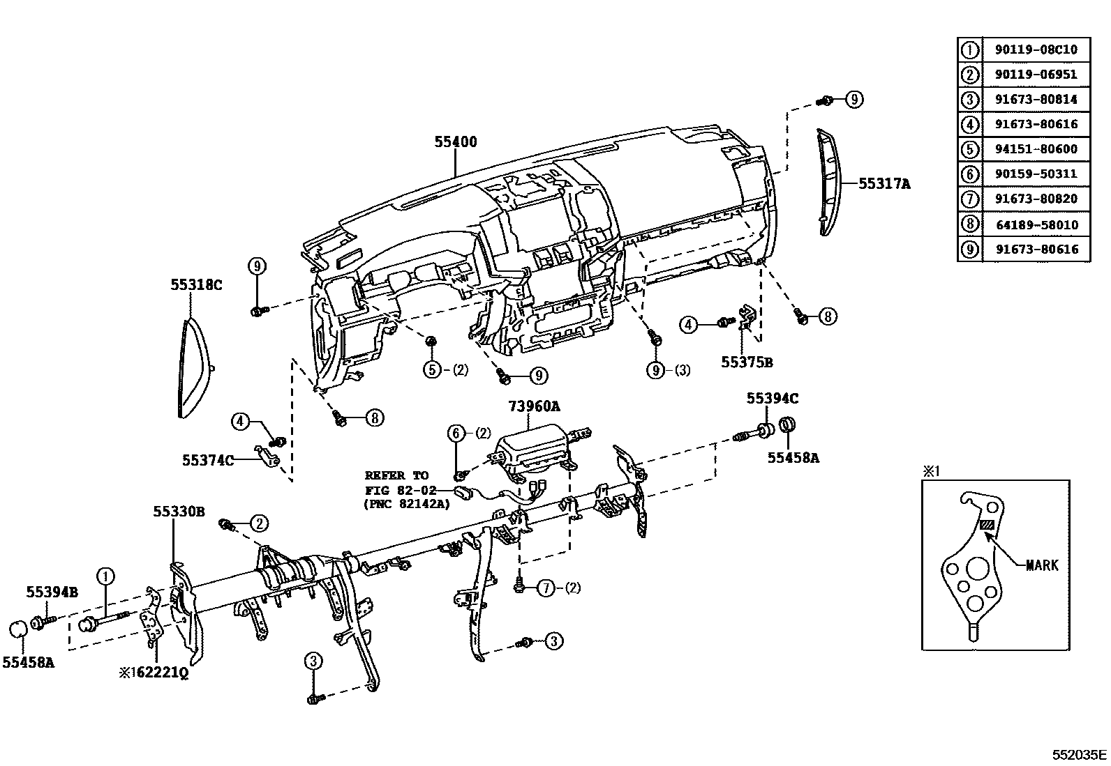 Parts diagram