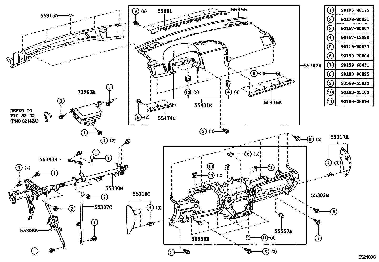 Parts diagram