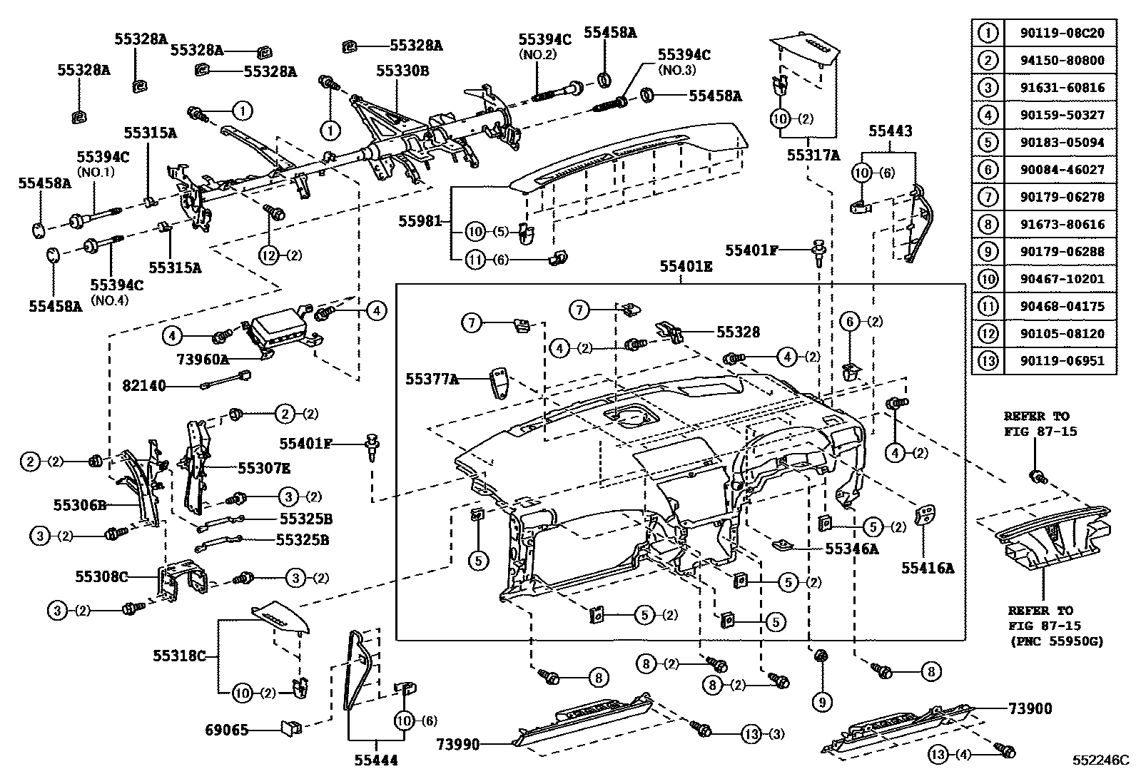 Parts diagram